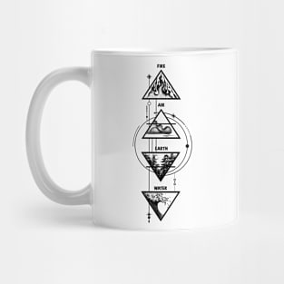 Four elements of life Mug